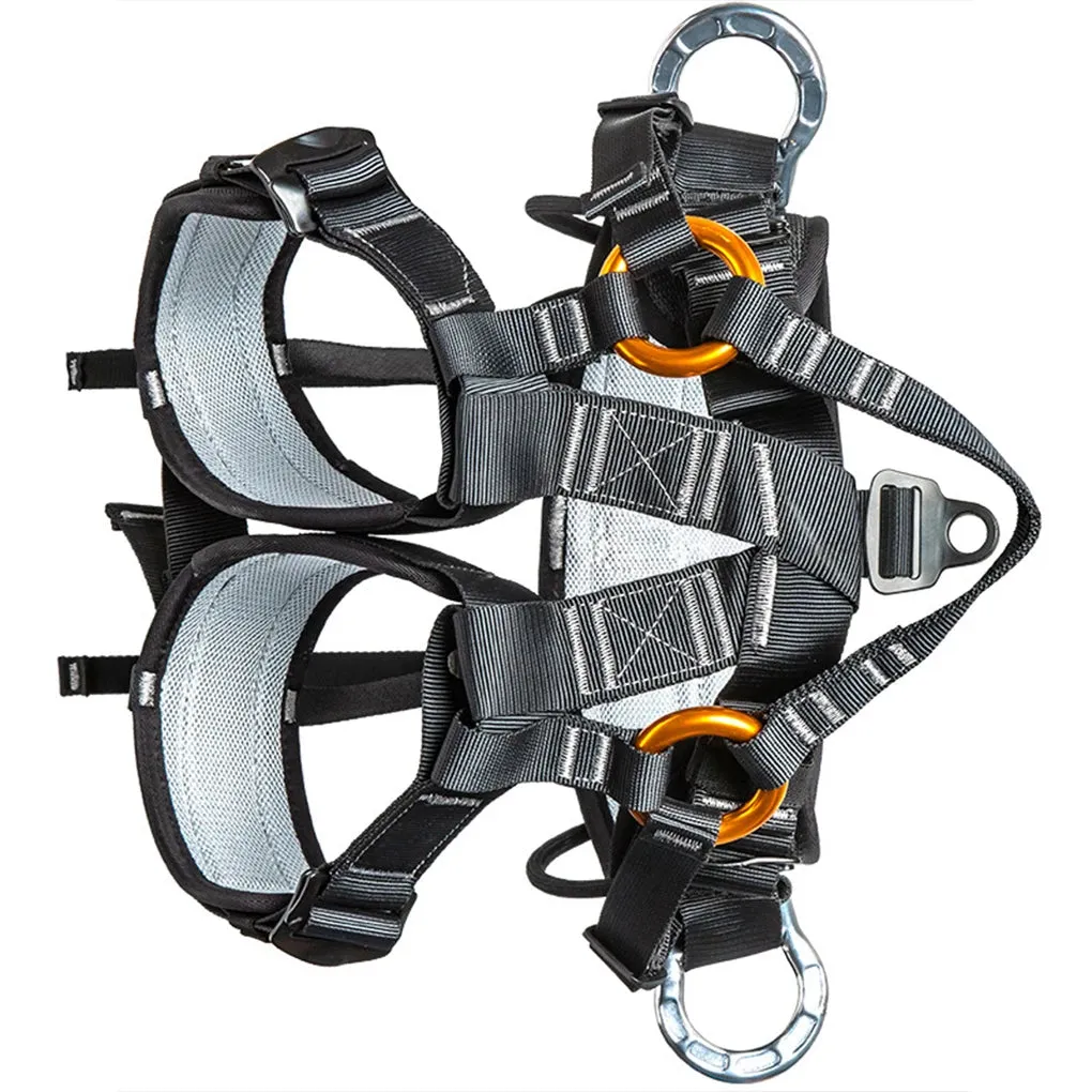 Professional Climbing Harness - Adjustable Safety Harness for Work & Sport Climbing with Fall Protection