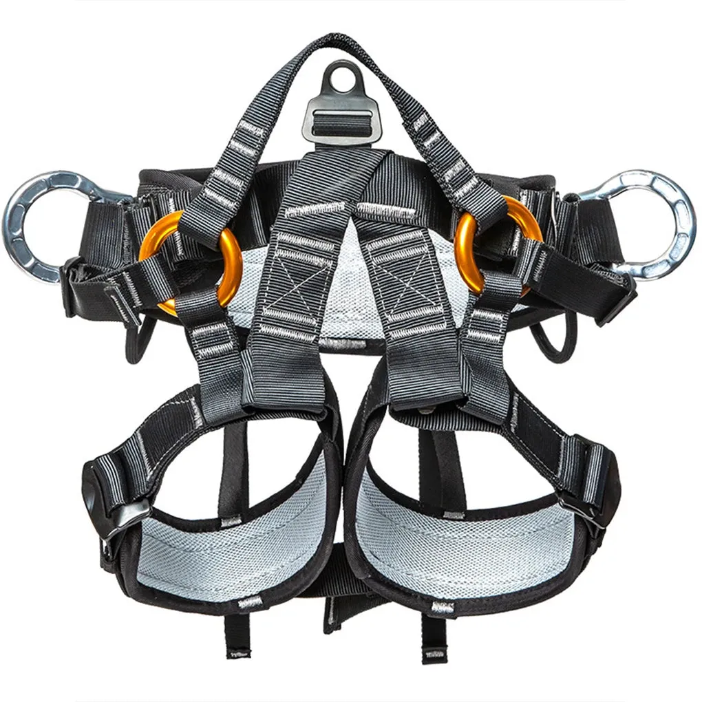 Professional Climbing Harness - Adjustable Safety Harness for Work & Sport Climbing with Fall Protection