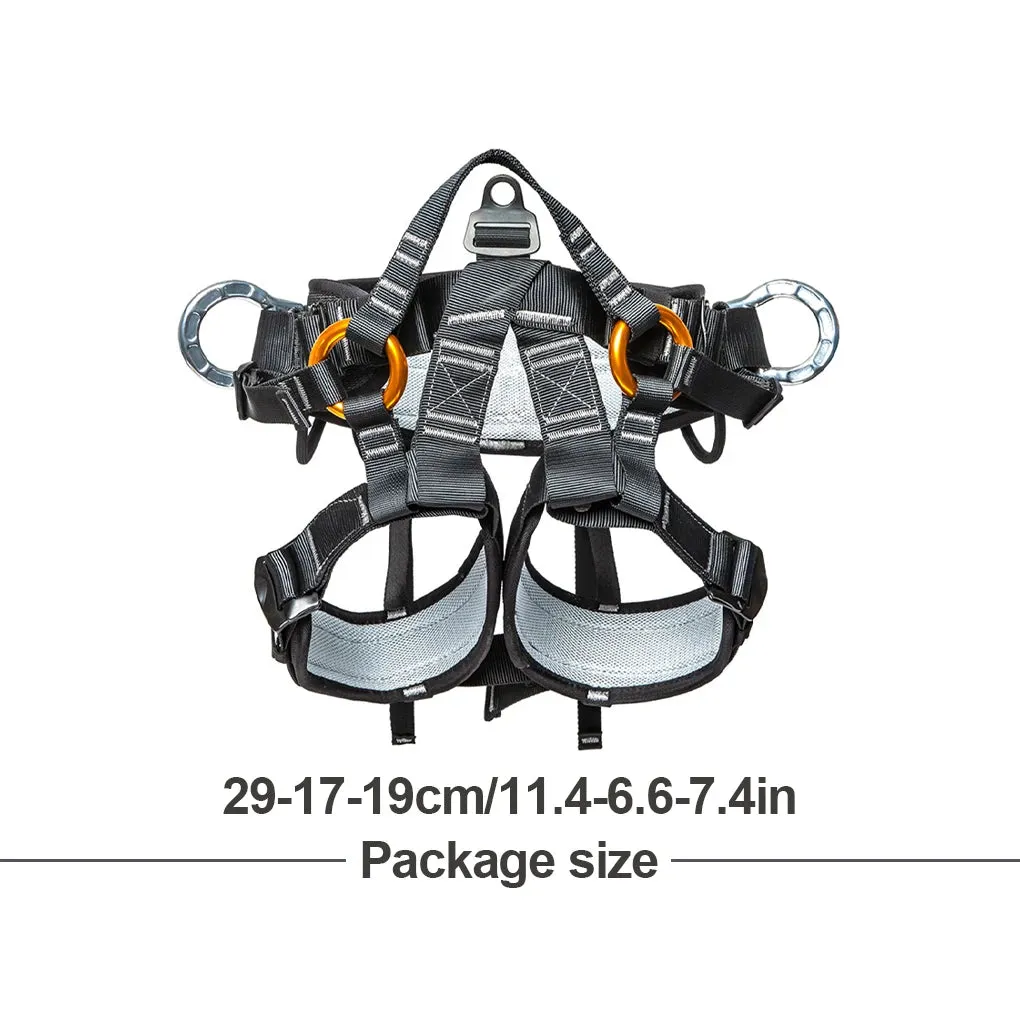 Professional Climbing Harness - Adjustable Safety Harness for Work & Sport Climbing with Fall Protection