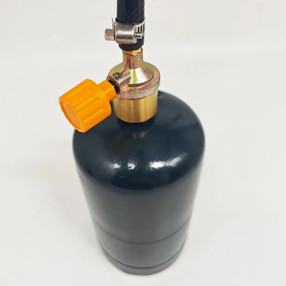 Propane Extension Hose Copper Gas Cylinder Filling Gas AdapterON-Off Control Valve For Outdoor Camping for Outdoor Camping