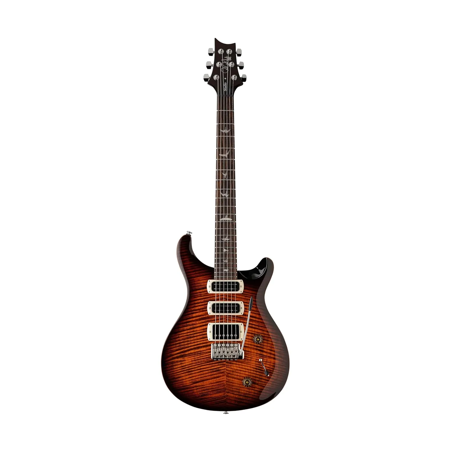 PRS SE Studio, Orange Tiger Smokeburst with Gigbag