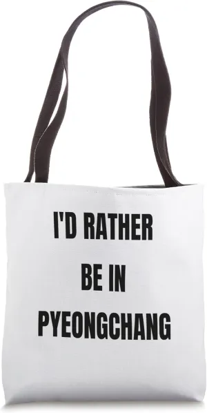 Pyeongchang Tote Bag