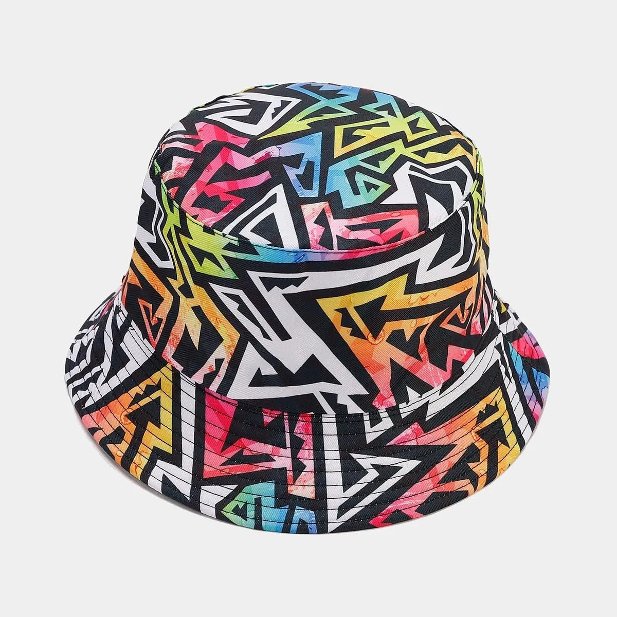 Quanhaigou Bucket Hat for Men Women,Packable Reversible Printed Sun Hats,Fisherman Outdoor Summer Travel Hiking Beach Caps