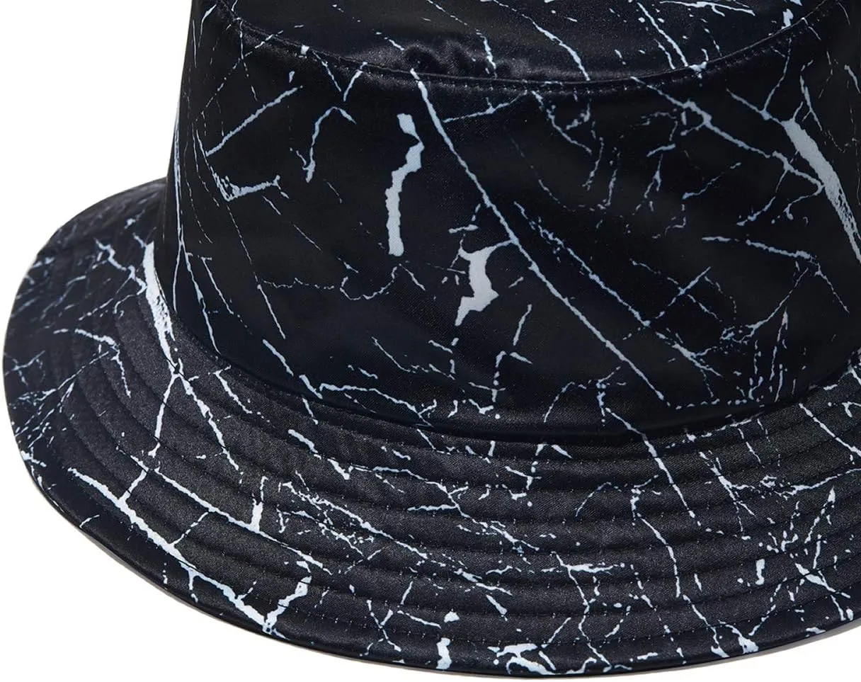Quanhaigou Bucket Hat for Men Women,Packable Reversible Printed Sun Hats,Fisherman Outdoor Summer Travel Hiking Beach Caps
