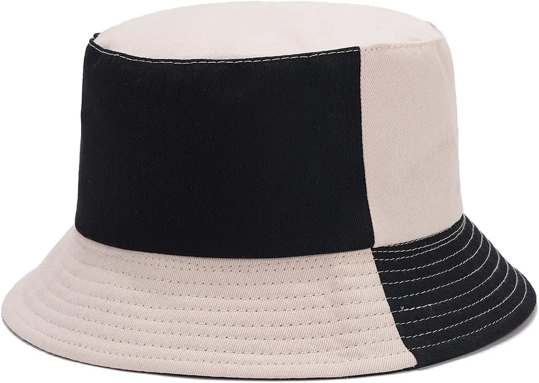 Quanhaigou Bucket Hat for Men Women,Packable Reversible Printed Sun Hats,Fisherman Outdoor Summer Travel Hiking Beach Caps