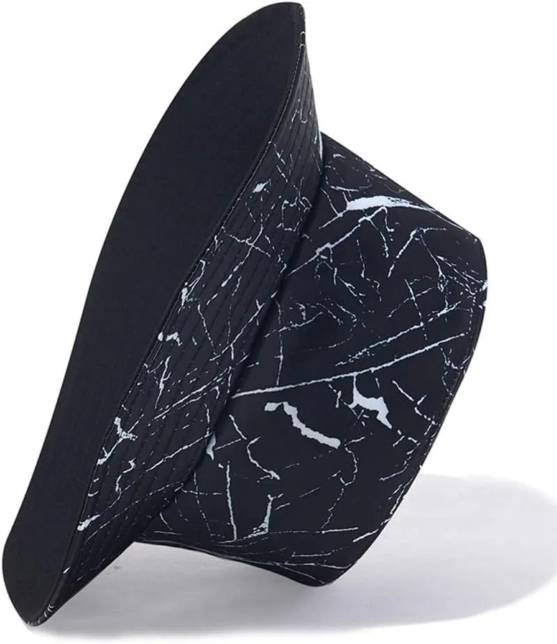 Quanhaigou Bucket Hat for Men Women,Packable Reversible Printed Sun Hats,Fisherman Outdoor Summer Travel Hiking Beach Caps