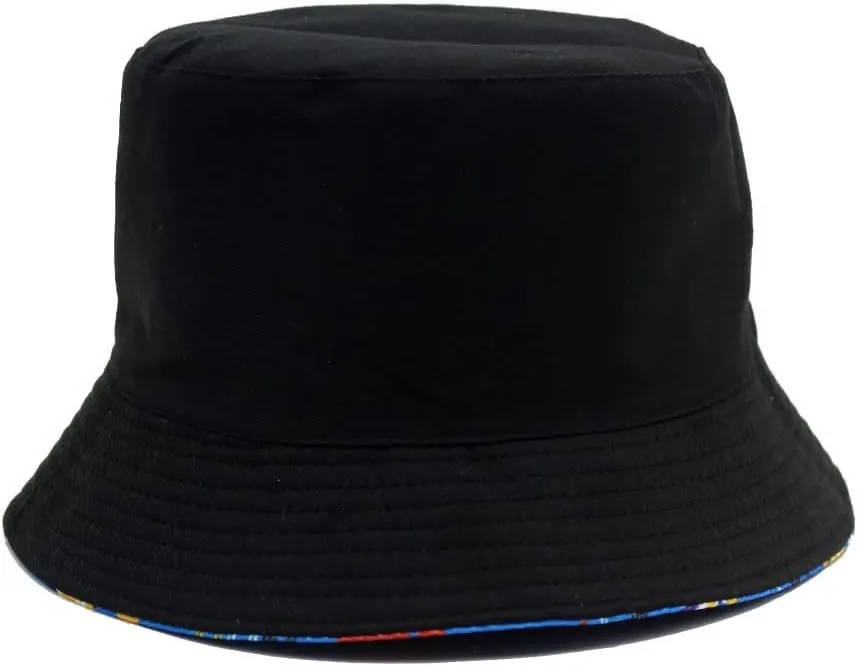 Quanhaigou Bucket Hat for Men Women,Packable Reversible Printed Sun Hats,Fisherman Outdoor Summer Travel Hiking Beach Caps