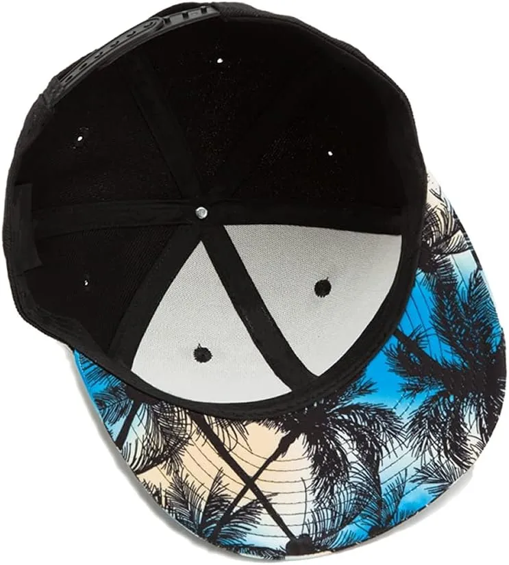 Quanhaigou Snapback Hat for Men Women,Hip Hop Style Colorful Flat Bill Hats Teens Adjustable Baseball Cap