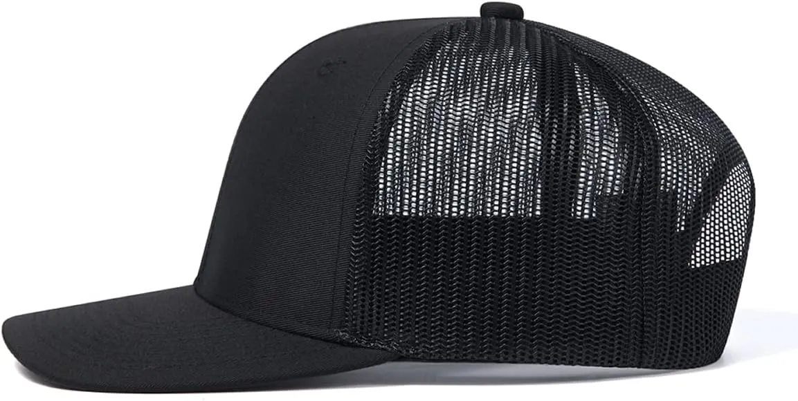 Quanhaigou Trucker Hat - Mesh Snap Back - Unisex Adjustable Baseball Cap - Outdoor Hats for Men Women
