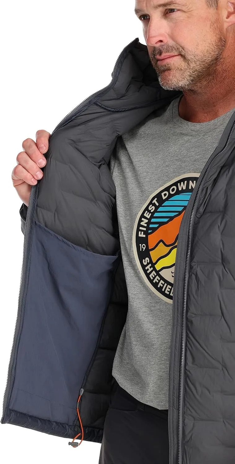 Rab Men's Cubit Stretch Down Hoody for Hiking, Climbing, and Skiing