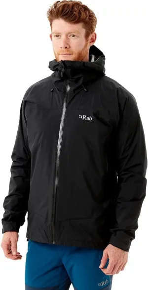 Rab Men's Downpour Plus 2.0 Waterproof Breathable Jacket for Hiking & Climbing