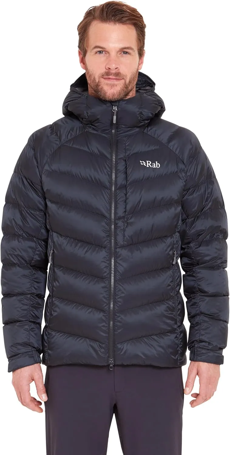 Rab Men's Glaceon Pro Jacket Lightweight Down Coat for Hiking, Climbing, & Mountaineering