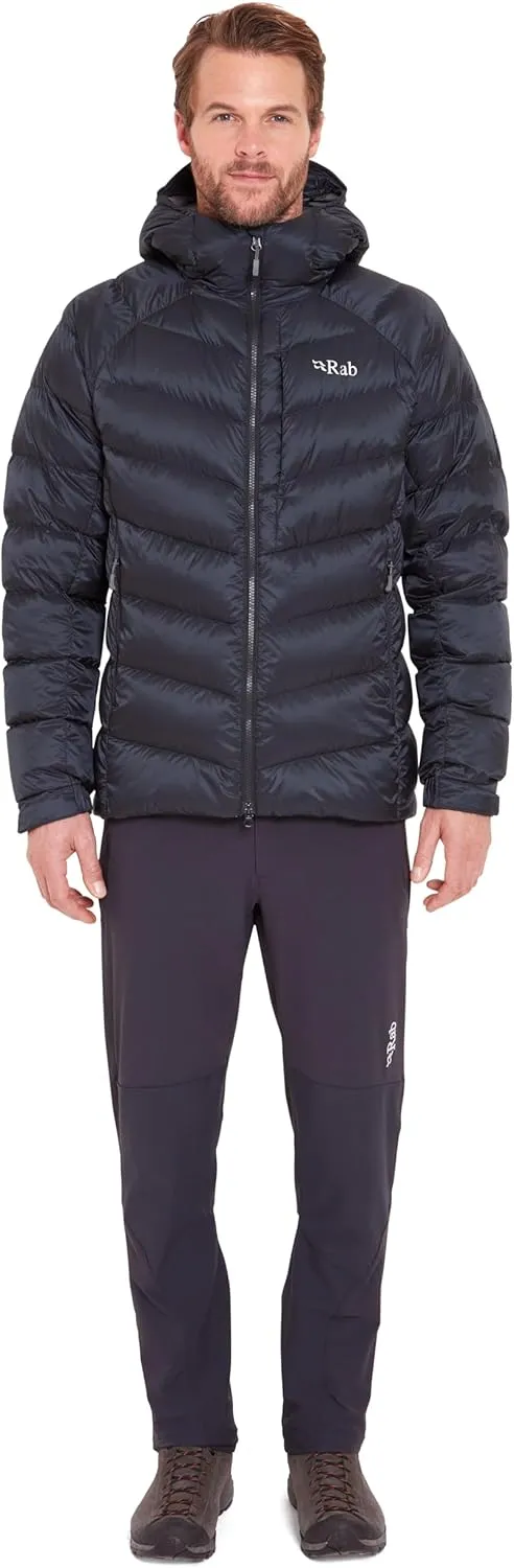 Rab Men's Glaceon Pro Jacket Lightweight Down Coat for Hiking, Climbing, & Mountaineering