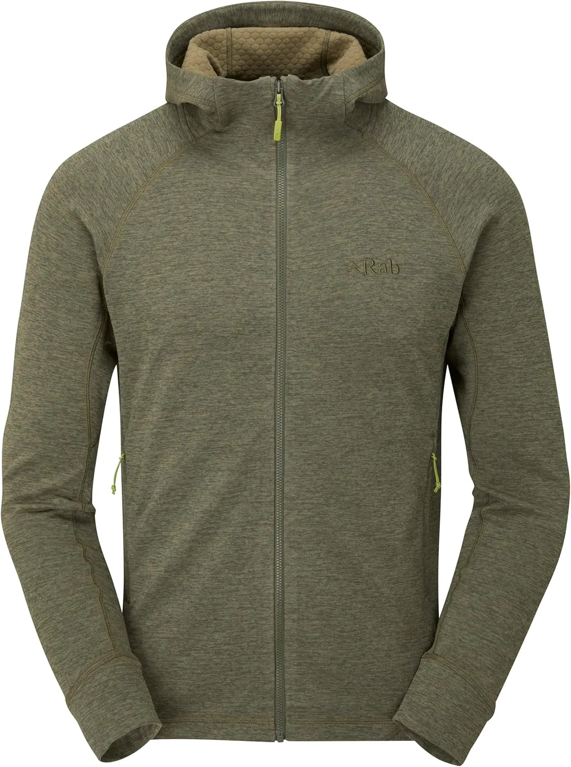 Rab Men's Nexus Hoody - Full-Zip Lightweight Fleece Jacket for Hiking & Climbing