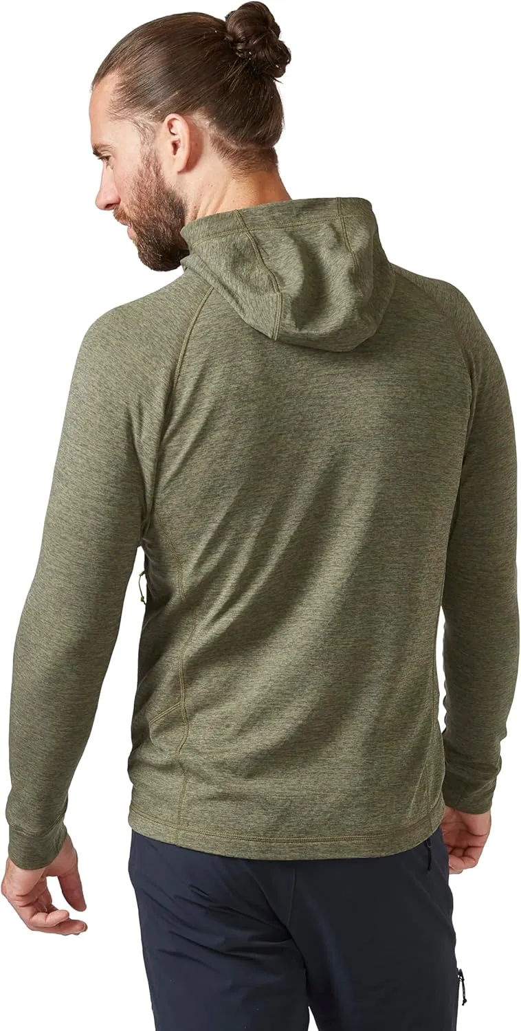 Rab Men's Nexus Hoody - Full-Zip Lightweight Fleece Jacket for Hiking & Climbing