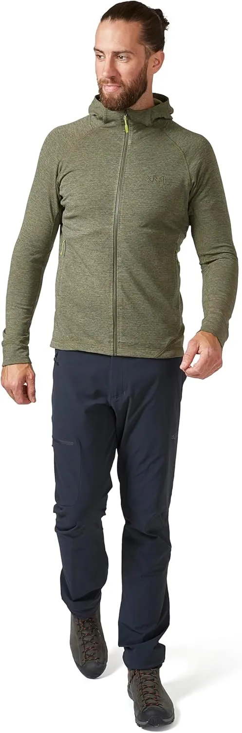 Rab Men's Nexus Hoody - Full-Zip Lightweight Fleece Jacket for Hiking & Climbing