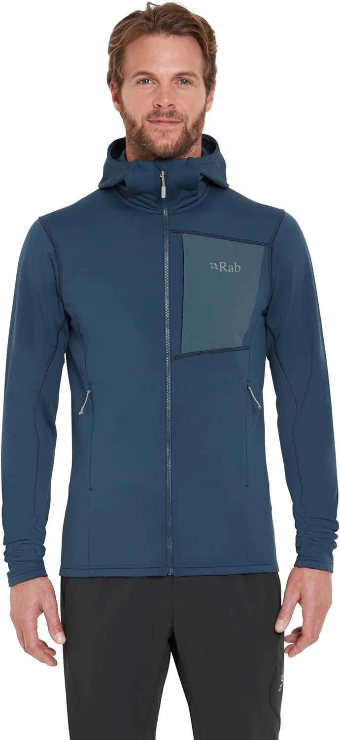 Rab Men's Superflux Hoody - Lightweight Fleece Jacket for Hiking & Climbing