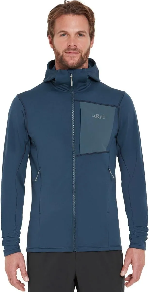 Rab Men's Superflux Hoody - Lightweight Fleece Jacket for Hiking & Climbing