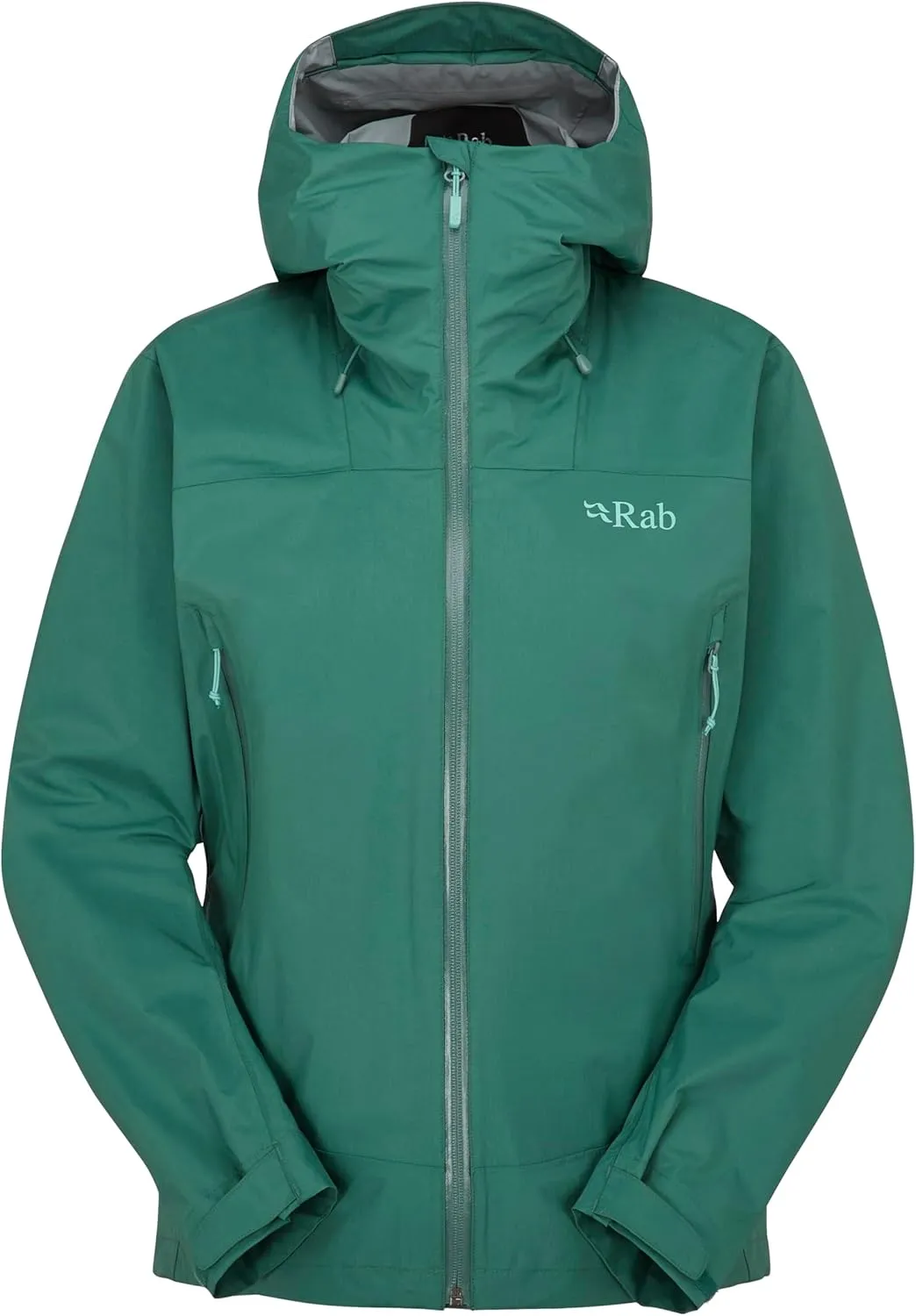 Rab Women's Downpour Plus 2.0 Waterproof Breathable Jacket for Hiking & Climbing