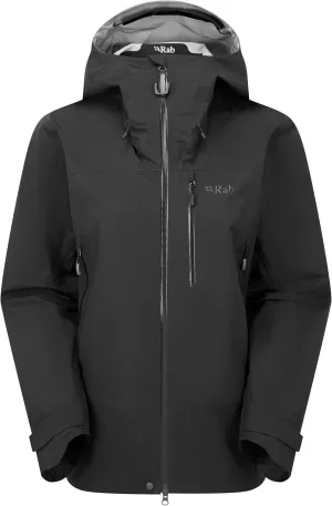 Rab Women's Firewall Mountain Jacket - Lightweight Waterproof Hooded Coat for Climbing & Hiking
