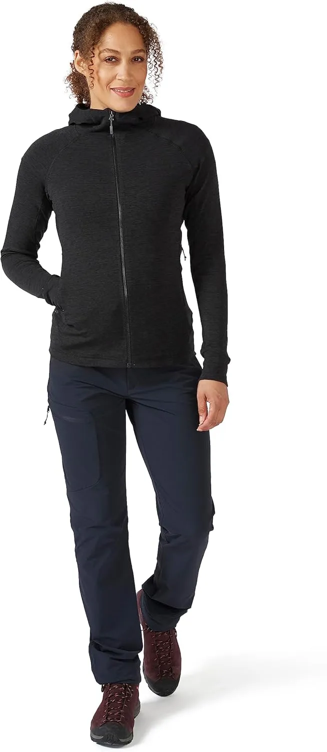 Rab Women's Nexus Hoody - Full-Zip Lightweight Fleece Jacket for Hiking & Climbing