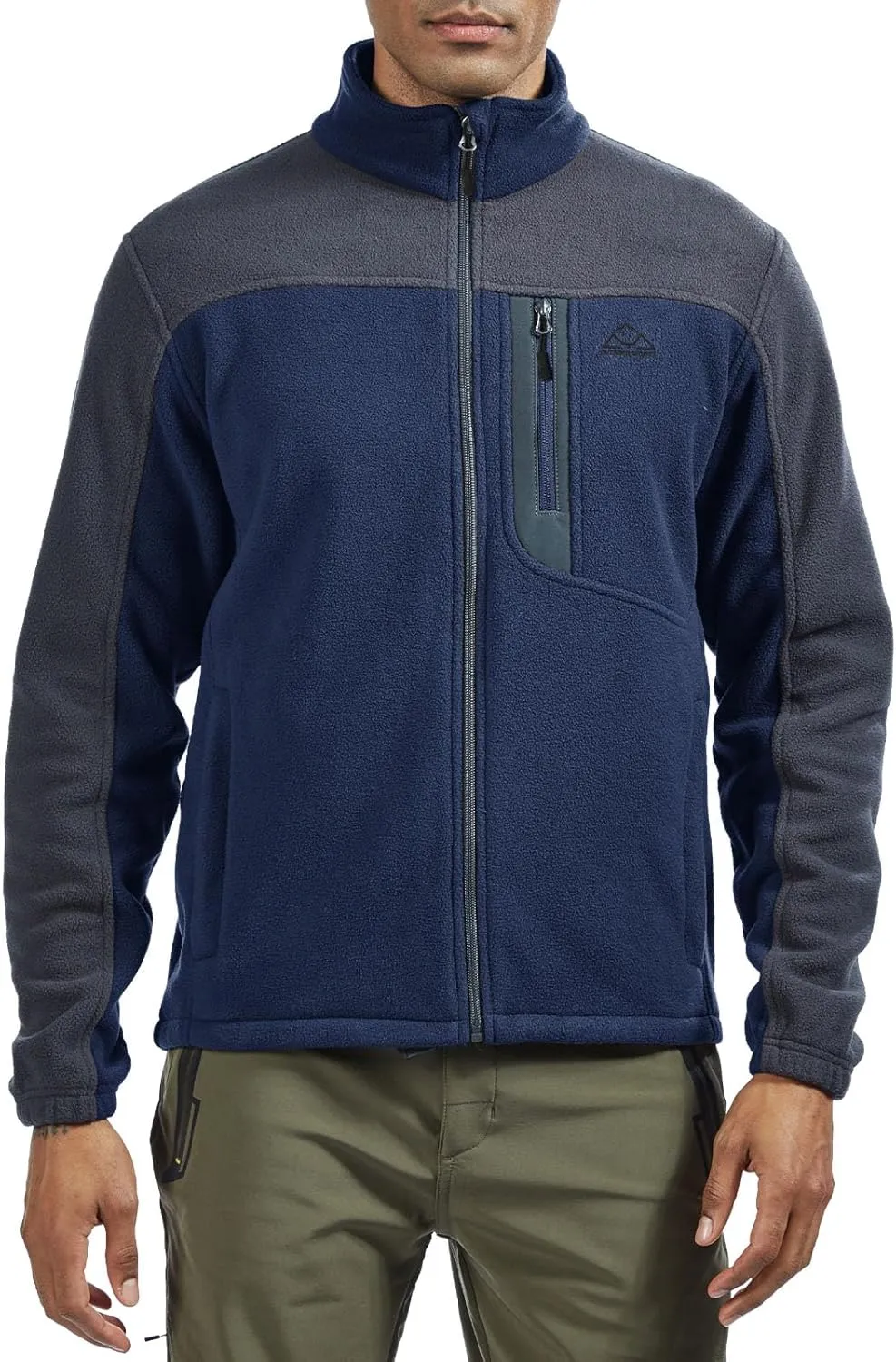 Rdruko Men's Fleece Jackets Full Zip Lightweight Outdoor Hiking Jackets Winter Coats
