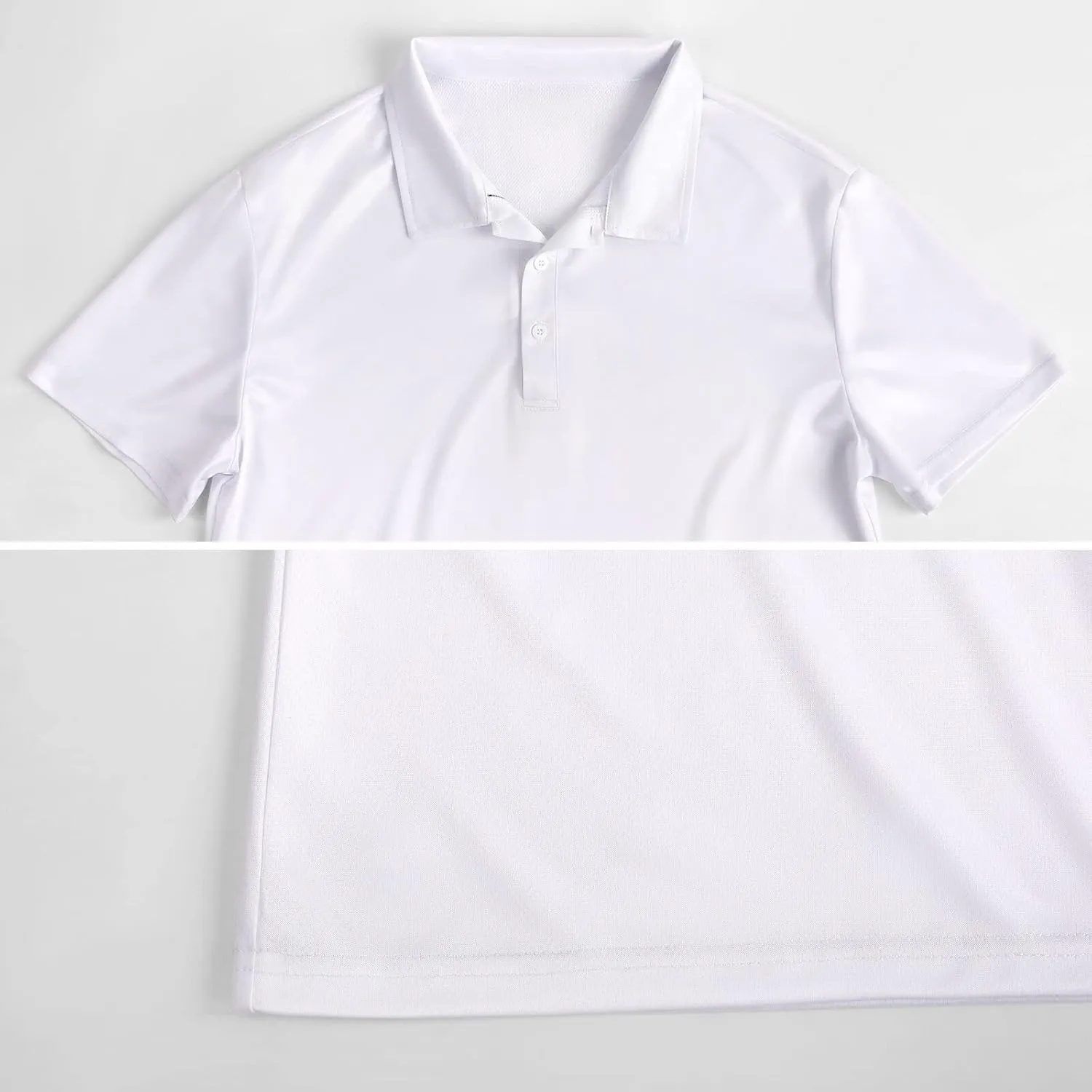 Red Rose Glass Dome Classic Golf Polos for Men Athletic Tennis Shirts Short Sleeve Sports Summer Casual Funny