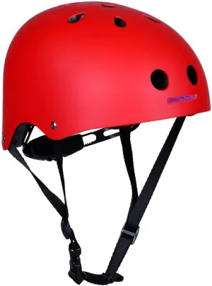 Red Skateboard Safety Helmet for Men Women Kids, Adjustable Head Circumference, Ventilation Design, Suitable for Cycling Skating Climbing