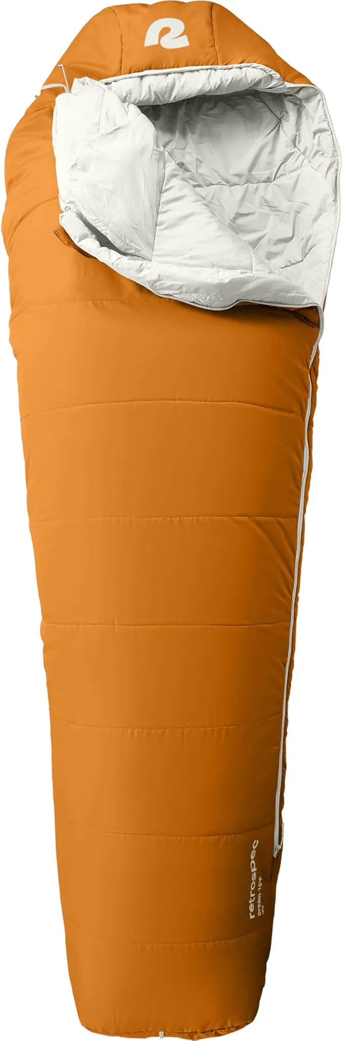 Retrospec Dream 5°, 15° 30° Sleeping Bag - Mummy Sleeping Bag for Camping, Insulated Cold Weather Sleeping Bag Lightweight Stuff Sack, Water-Resistant and Adjustable Draw Cords Adult Sleeping Bag