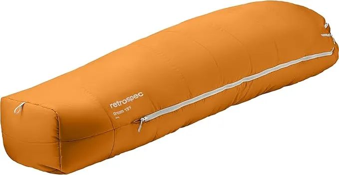 Retrospec Dream 5°, 15° 30° Sleeping Bag - Mummy Sleeping Bag for Camping, Insulated Cold Weather Sleeping Bag Lightweight Stuff Sack, Water-Resistant and Adjustable Draw Cords Adult Sleeping Bag