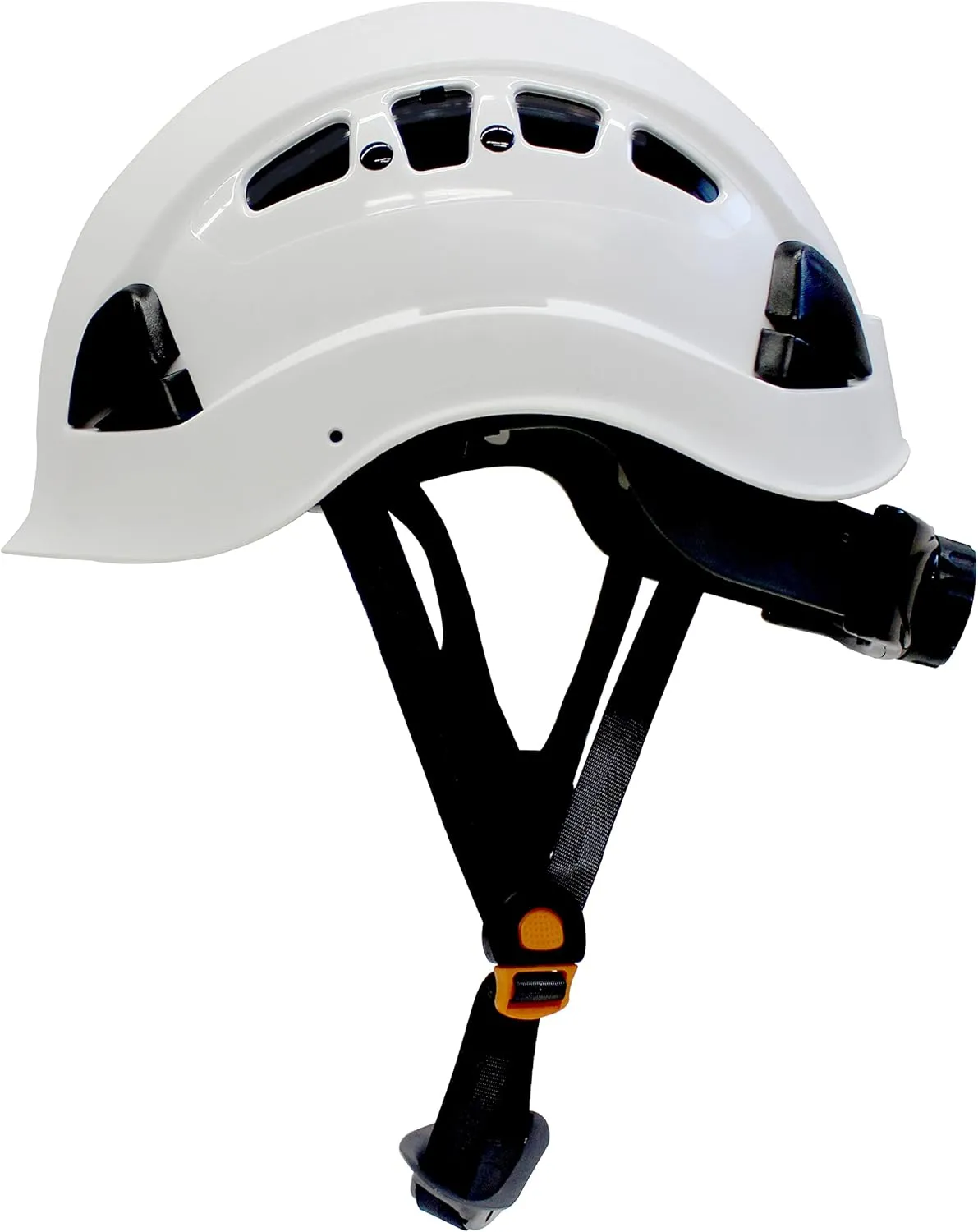 RK-SAFETY Adjustable ABS Climbing Helmet, 6-Point Suspension, Designed for Climbing, Riding and Construction-White