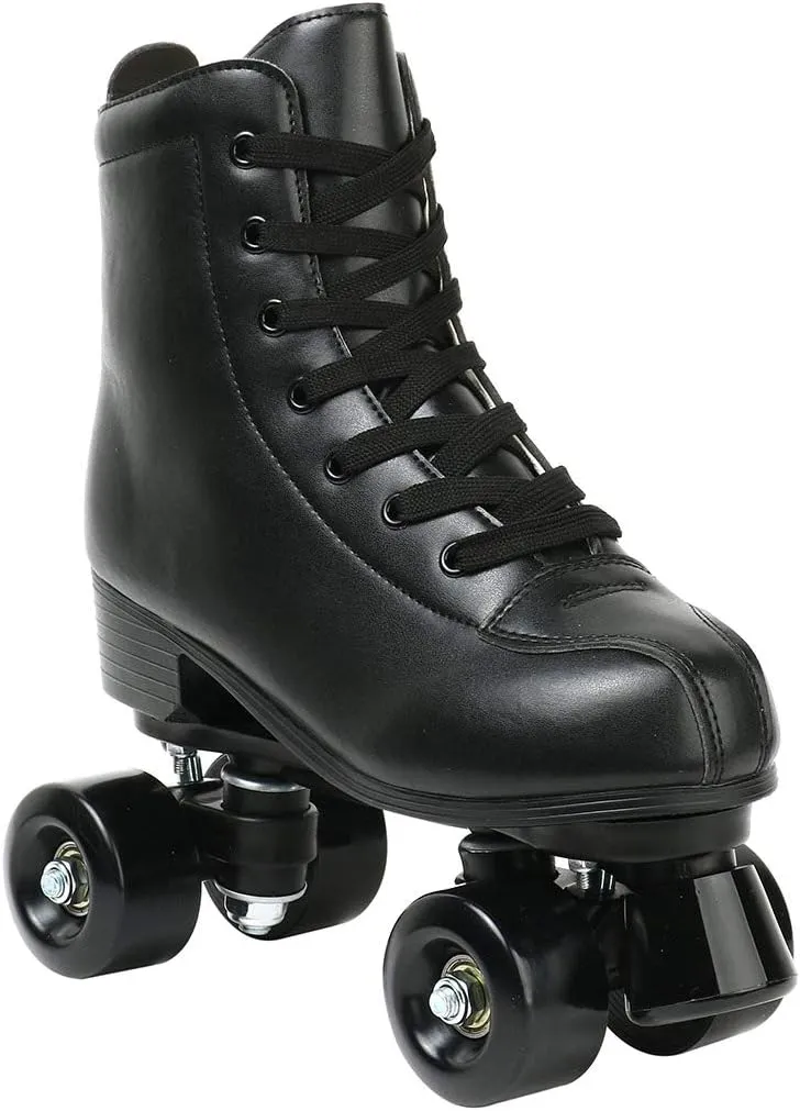 Roller Skates for Women Men Shiny Double Row Four Wheels Roller Skates Womens Roller Skates with Shoes Bag