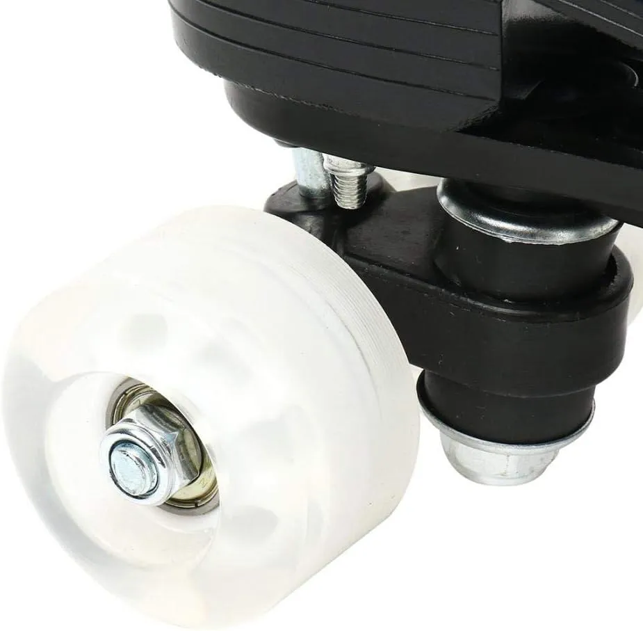 Roller Skates for Women Men Shiny Double Row Four Wheels Roller Skates Womens Roller Skates with Shoes Bag