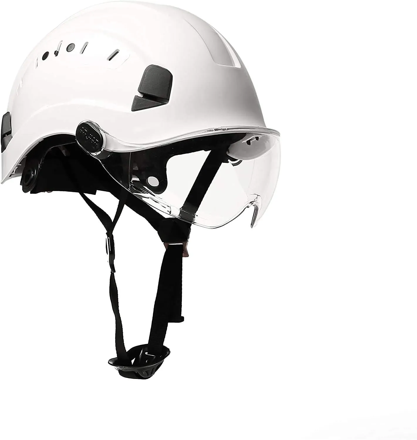 Safety Helmet Adjustable ABS Hard Hat - 6-Point Suspension, Perfect for Work-At-Height Riding, Climbing，Construction General Headwear Protection