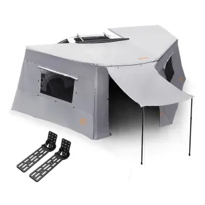 San Hima 270 Degree Awning With Side Wall Free-Standing Camping    "L" Bracket