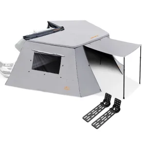 San Hima 270 Degree Awning With Side Wall Free-Standing Extension   "L" Bracket