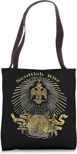Scottish Rite Of Freemasonry Double Headed Eagle Symbol Tote Bag