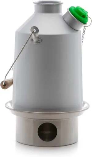 Scout 41 oz. Anodized Aluminum Kelly Kettle® (1.2 ltr) Rocket Stove Boils water Ultra Fast with just sticks/twigs. Enables You to Rehydrate Food or Cook a Meal. For Camping, Fishing, Emergency