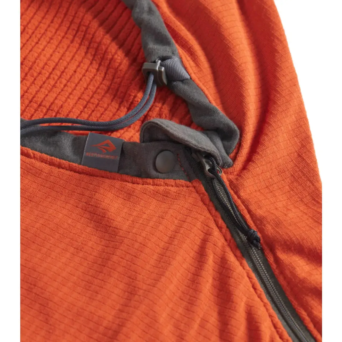 Sea To Summit Reactor Fleece Sleeping Bag Liner - Standard Mummy with Drawcord - Orange