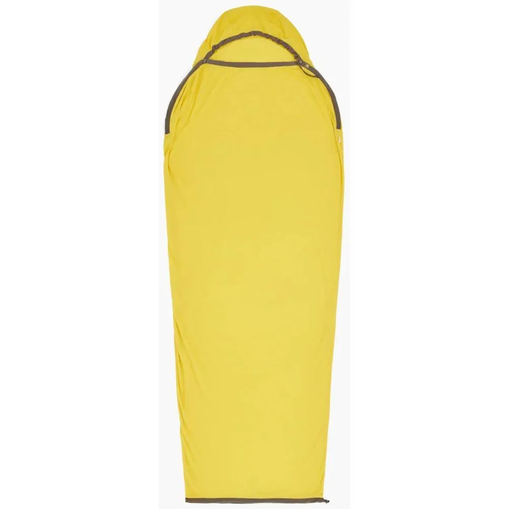Sea To Summit Reactor Sleeping Bag Liner with Drawcord (Sulphur Yellow)