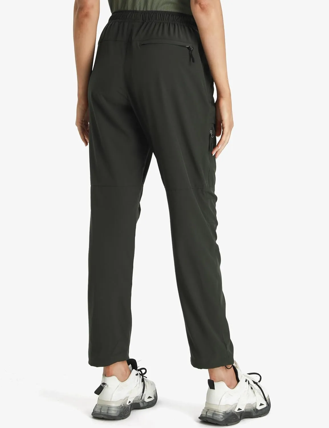 Seamaid Women's Hiking Pants Quick Dry Lightweight Water Resistant Cargo Pants with Zipper Pockets Travel Outdoor