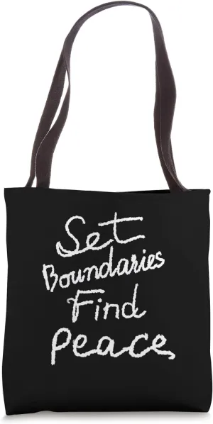 Set boundaries Tote Bag