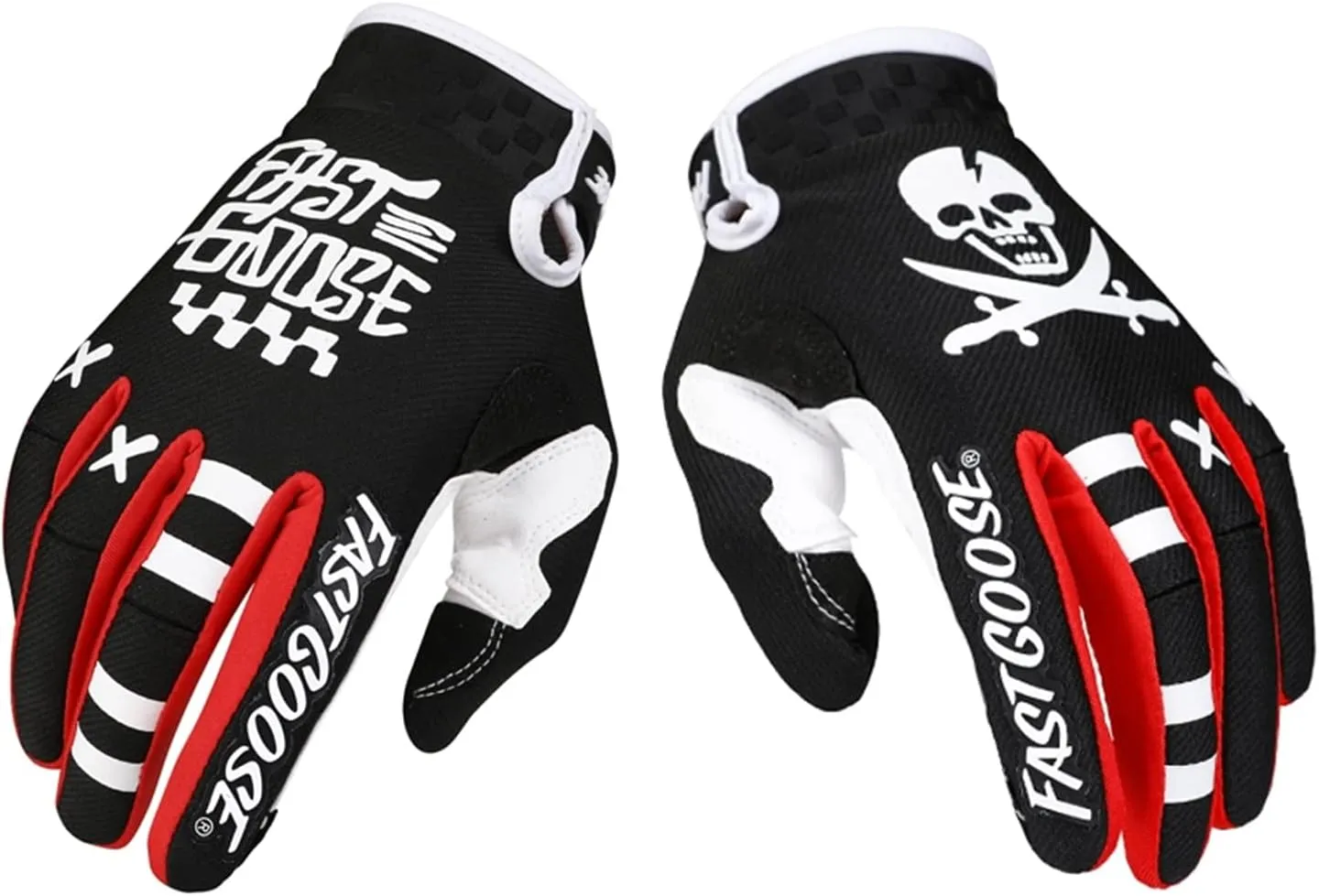 Skull Cycling Gloves Mountain Bike Gloves for Outdoor Sports, Driving, Climbing for Men & Women