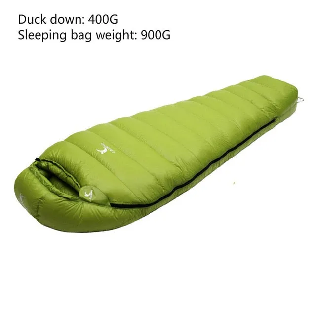 Sleeping Autumn Ultralight White Duck Travel Mummy Sleeping Camping Bag Adult Hiking Type Climbing Bag Limited time Down Bundle discount Outdoor Winter