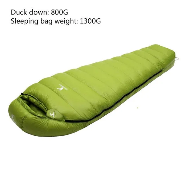Sleeping Autumn Ultralight White Duck Travel Mummy Sleeping Camping Bag Adult Hiking Type Climbing Bag Limited time Down Bundle discount Outdoor Winter