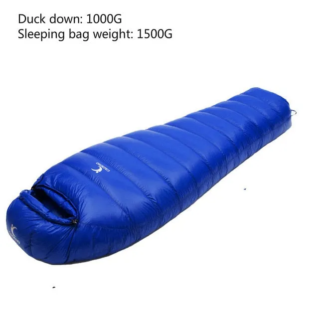 Sleeping Autumn Ultralight White Duck Travel Mummy Sleeping Camping Bag Adult Hiking Type Climbing Bag Limited time Down Bundle discount Outdoor Winter