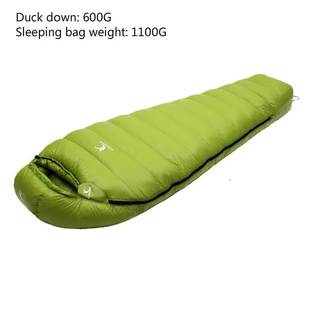 Sleeping Autumn Ultralight White Duck Travel Mummy Sleeping Camping Bag Adult Hiking Type Climbing Bag Limited time Down Bundle discount Outdoor Winter