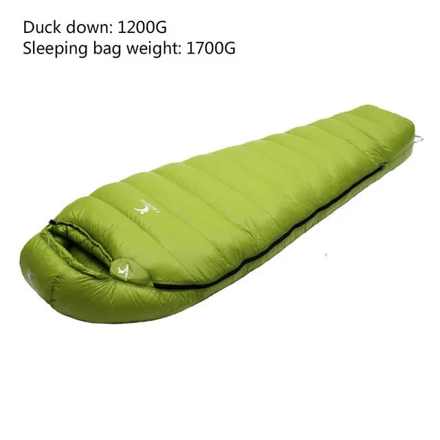 Sleeping Autumn Ultralight White Duck Travel Mummy Sleeping Camping Bag Adult Hiking Type Climbing Bag Limited time Down Bundle discount Outdoor Winter