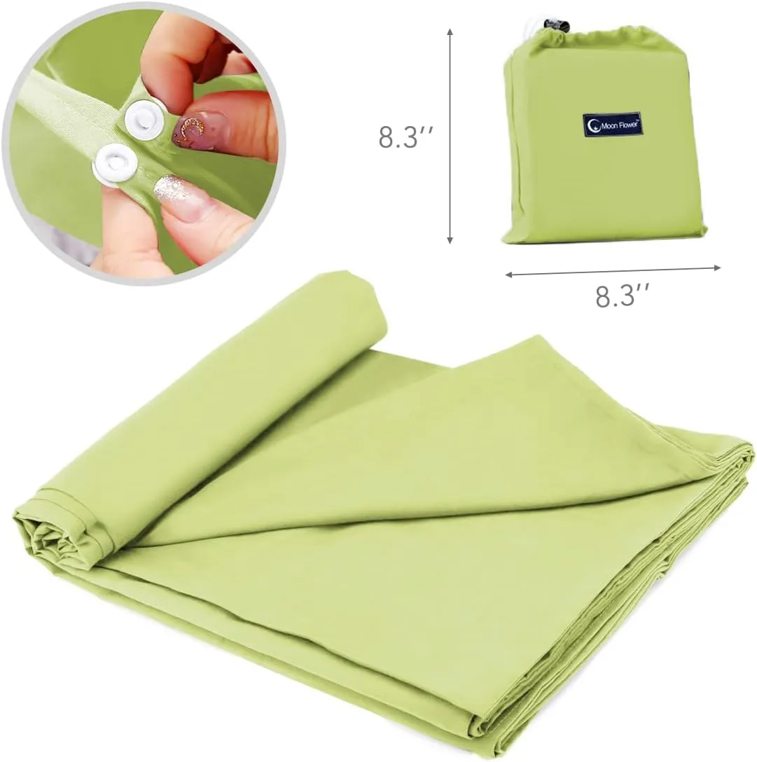 Sleeping Bag Liner Travel Camping Sheet, Lightweight Portable Sleeping Sheets for Outdoor Travel Backpacking Hiking Picnics Hotels