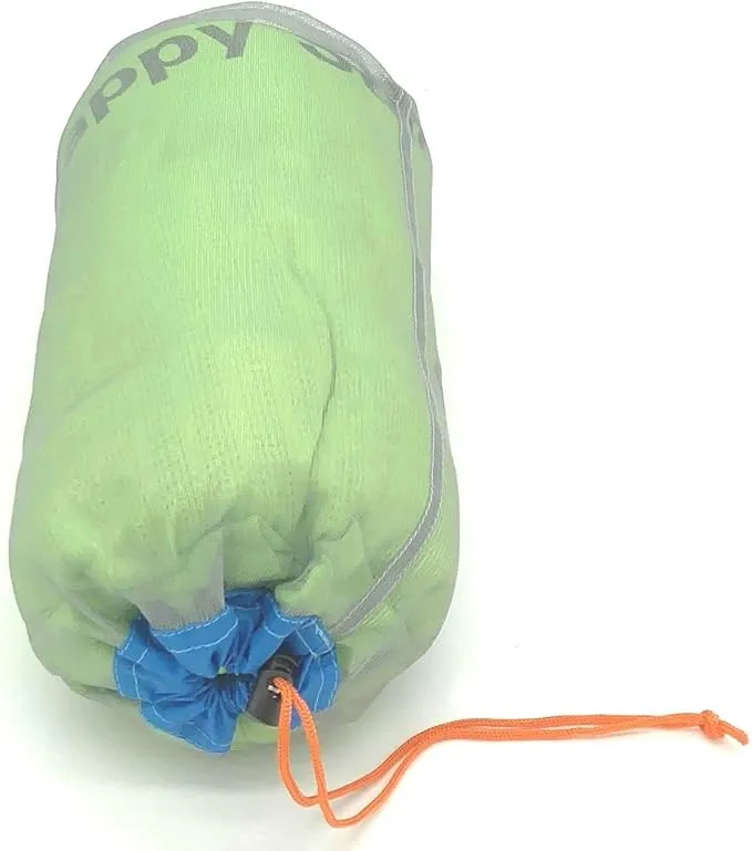 Small to XXLarge 5 Pcs Alemon Ultralight Nylon Mesh Bags Sleeping Bag Ditty Sacks Drawstring Storage Bag for Travelling Hiking, Set of 5